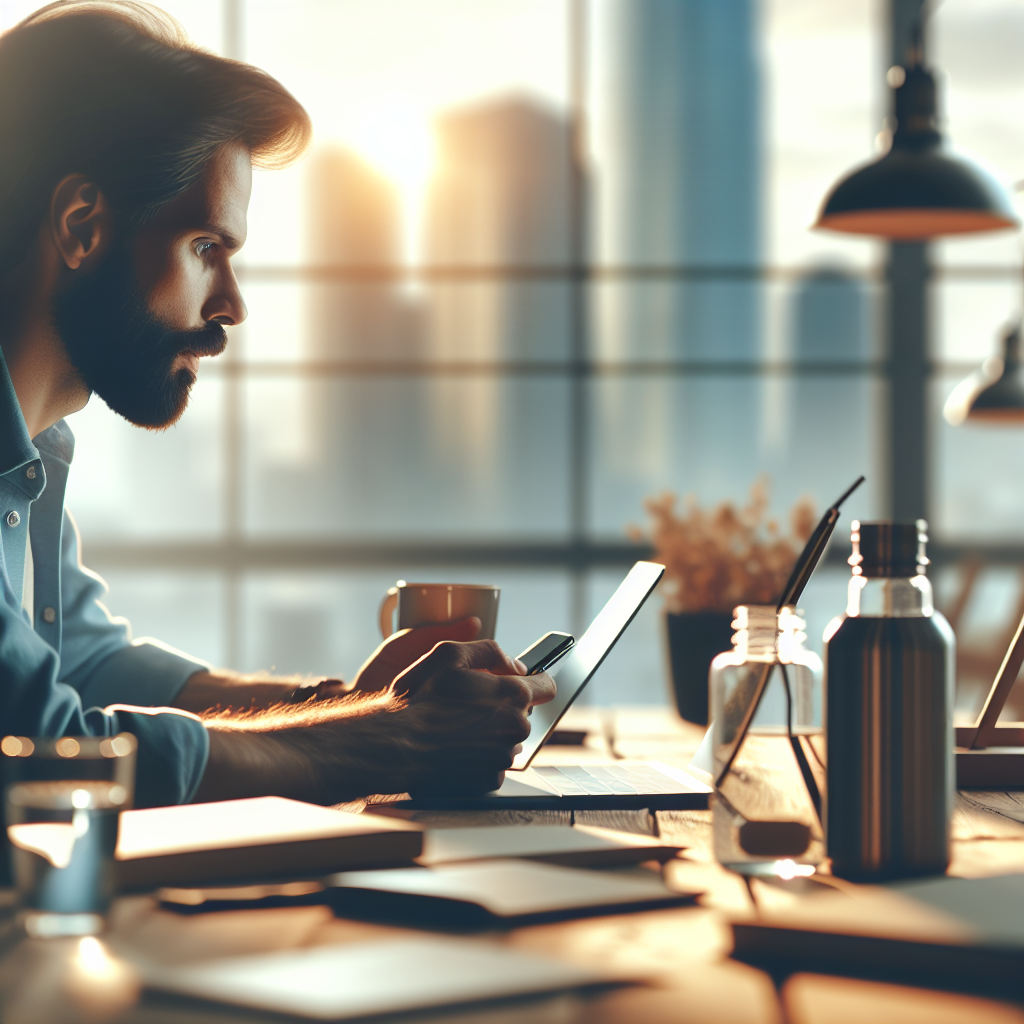 A WordPress website displaying a backup process with a laptop and an external hard drive.