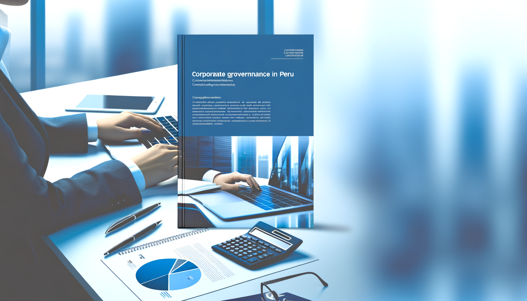 Gobierno corporativo en Perú con directorio revisando principios de buen gobierno y control interno