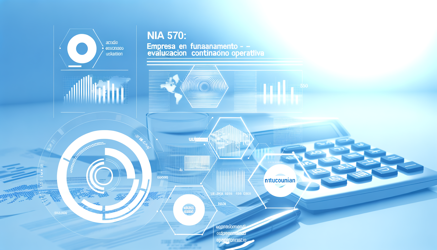 Auditor evaluando la continuidad operativa de una empresa según la NIA 570 en Perú